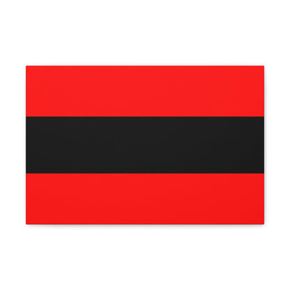 Civil Ensign of Albania - Canvas Wall Art-18″ x 12″-The Sticker Space