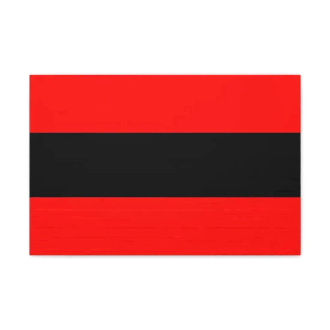 Civil Ensign of Albania - Canvas Wall Art 24″ x 16″ 1.25" - The Sticker Space