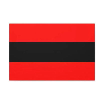 Civil Ensign of Albania - Canvas Wall Art 24″ x 16″ 1.25" - The Sticker Space