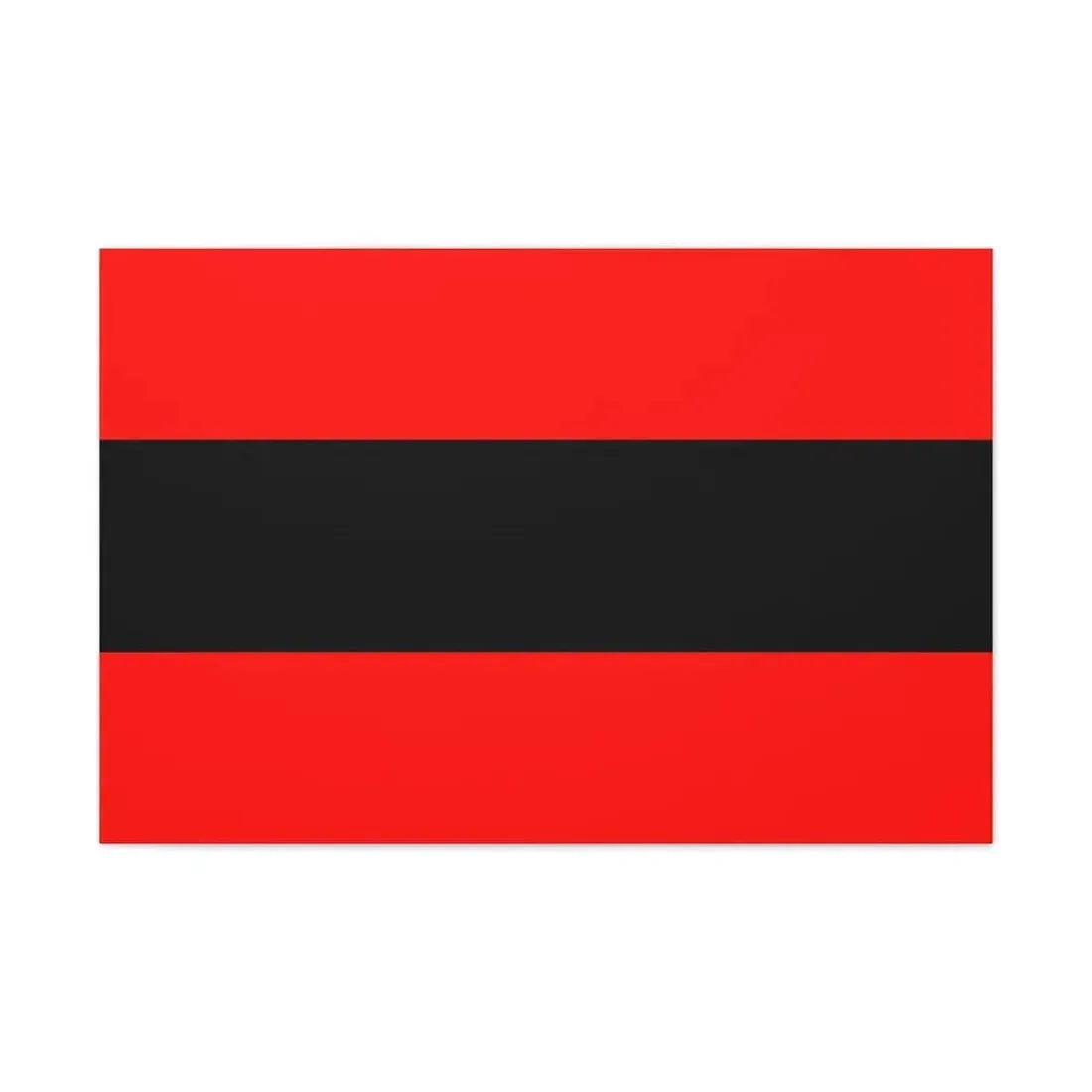 Civil Ensign of Albania - Canvas Wall Art 36" x 24" 1.25" - The Sticker Space