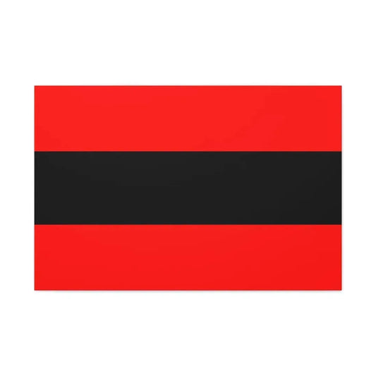 Civil Ensign of Albania - Canvas Wall Art 36" x 24" 1.25" - The Sticker Space