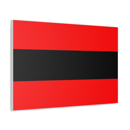 Civil Ensign of Albania - Canvas Wall Art-The Sticker Space