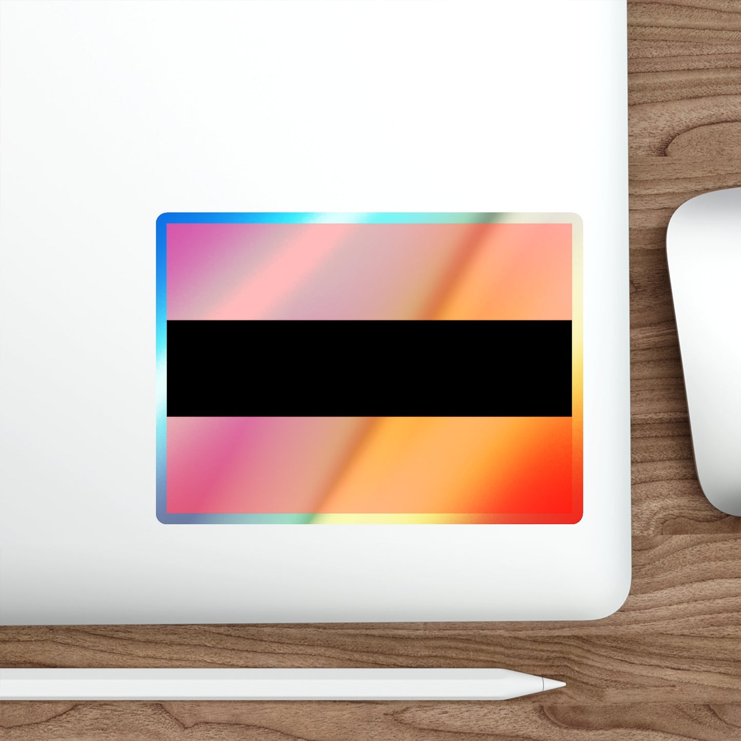 Civil Ensign of Albania Holographic STICKER Die-Cut Vinyl Decal-The Sticker Space