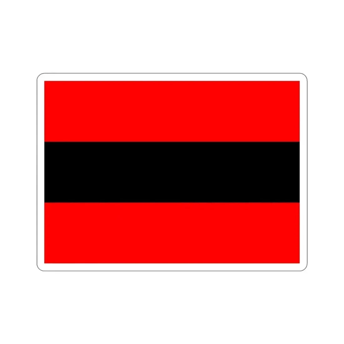 Civil Ensign of Albania STICKER Vinyl Die-Cut Decal 3 Inch - The Sticker Space