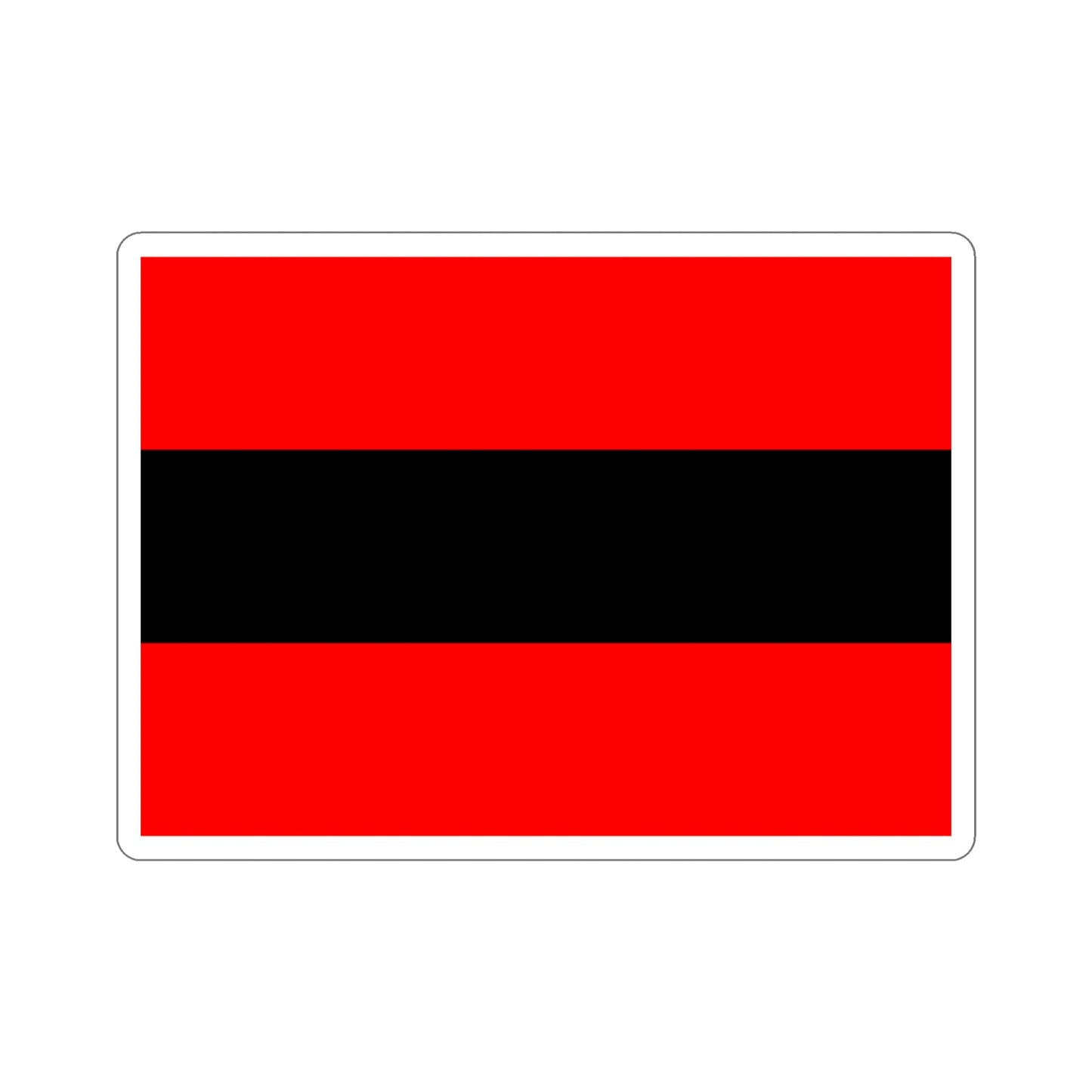 Civil Ensign of Albania STICKER Vinyl Die-Cut Decal-3 Inch-The Sticker Space