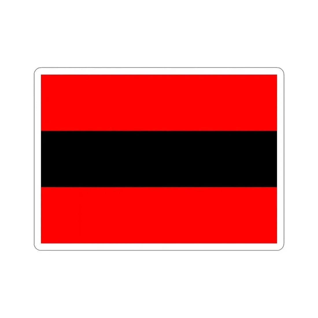 Civil Ensign of Albania STICKER Vinyl Die-Cut Decal 4 Inch - The Sticker Space