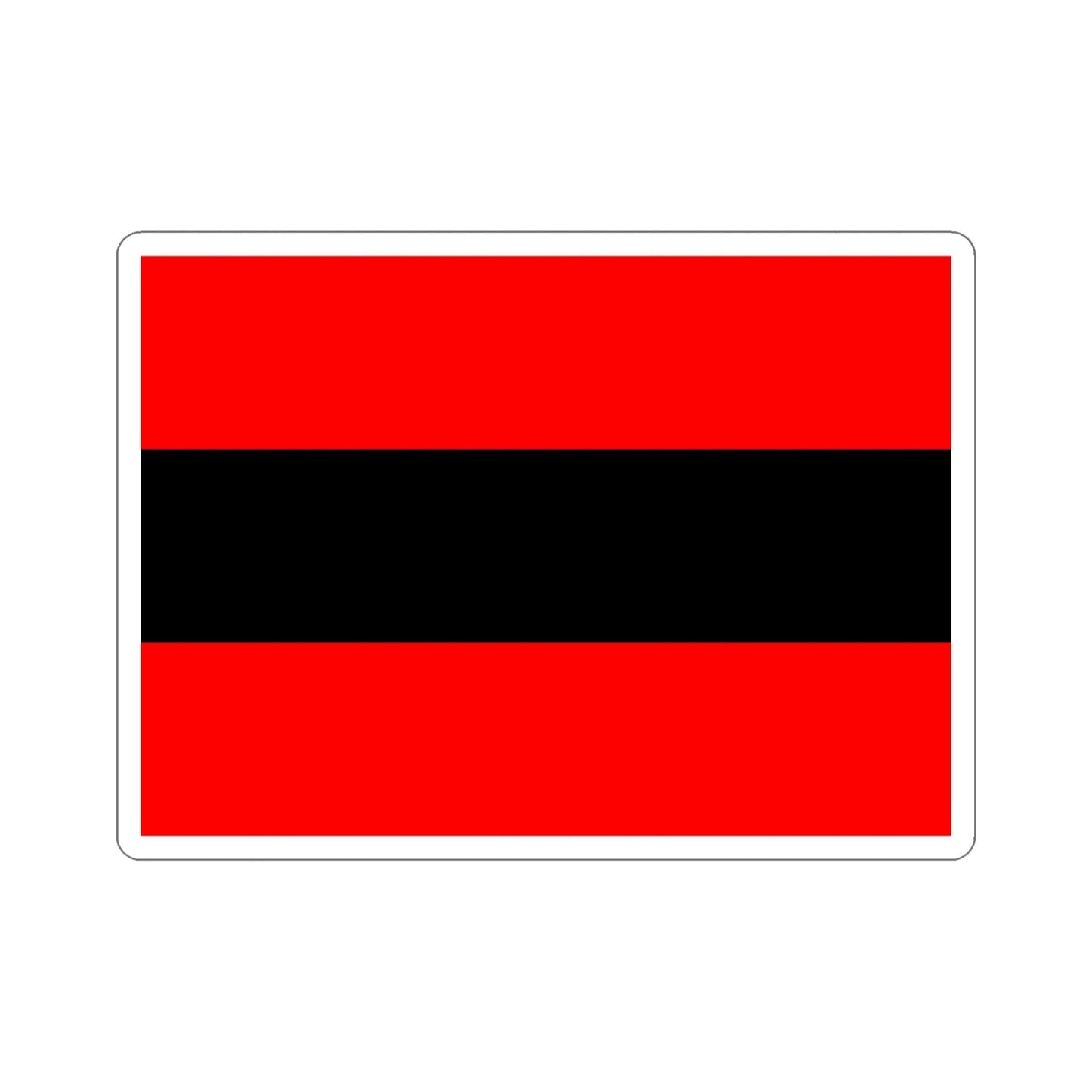 Civil Ensign of Albania STICKER Vinyl Die-Cut Decal-4 Inch-The Sticker Space