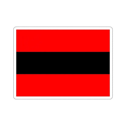 Civil Ensign of Albania STICKER Vinyl Die-Cut Decal 5 Inch - The Sticker Space