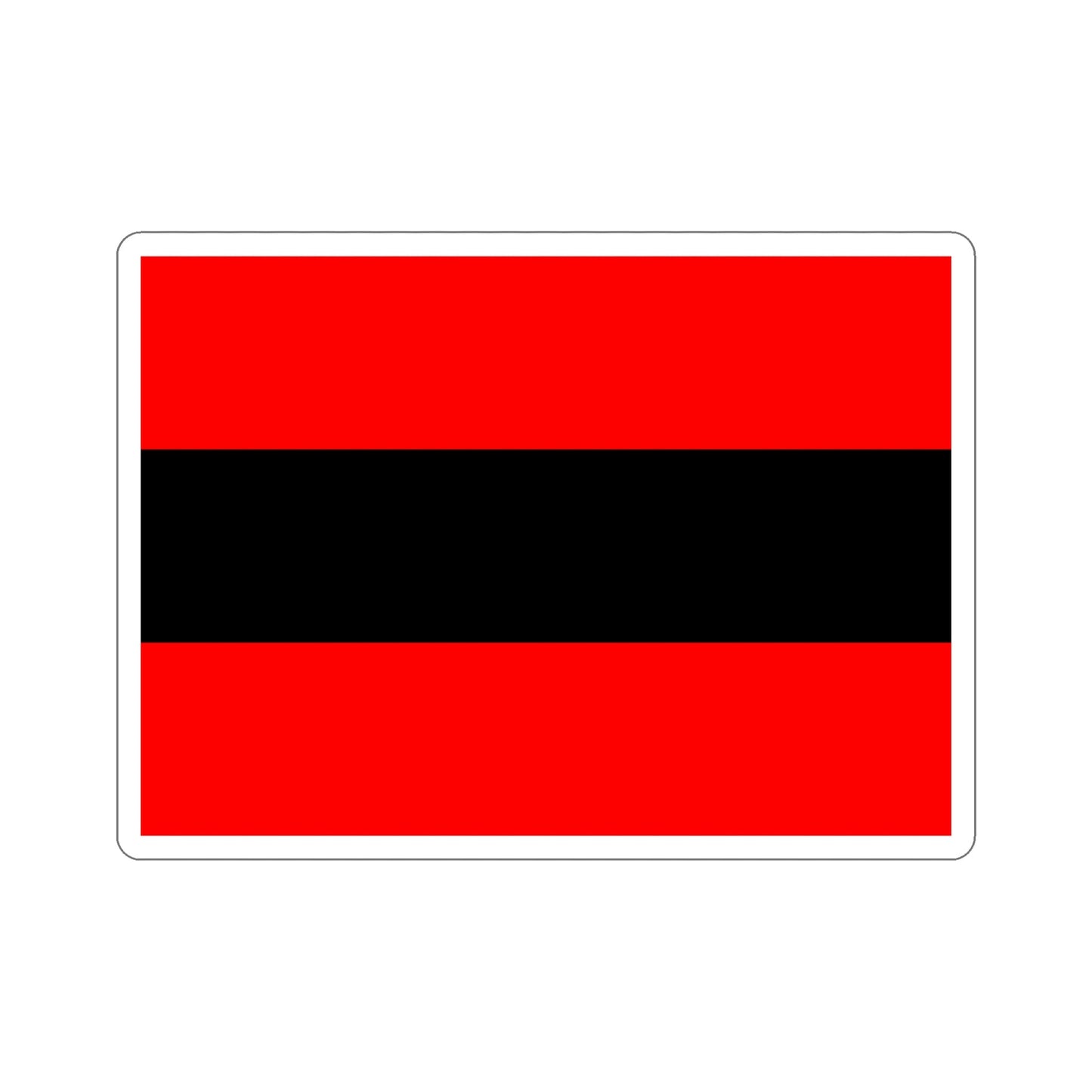 Civil Ensign of Albania STICKER Vinyl Die-Cut Decal-5 Inch-The Sticker Space