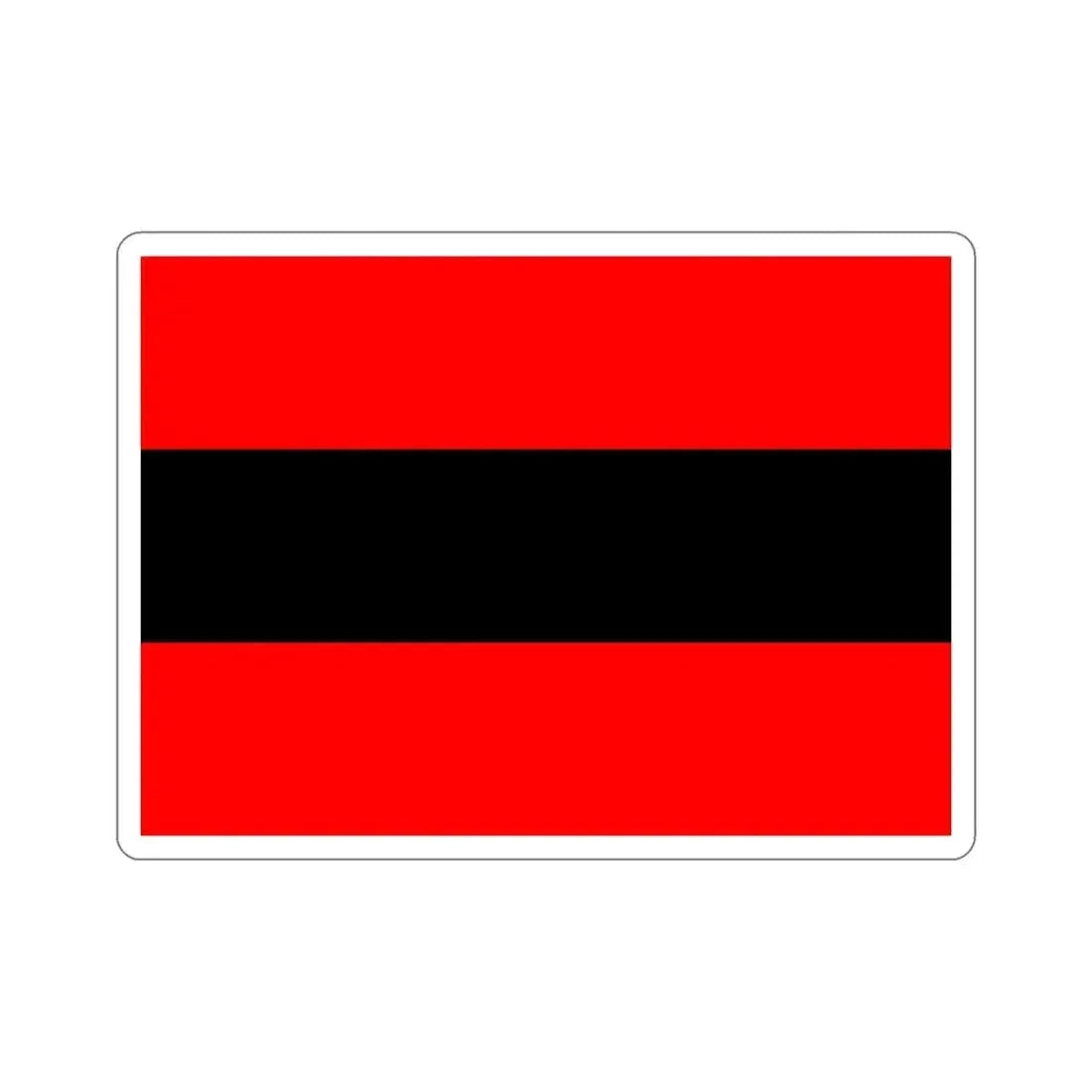 Civil Ensign of Albania STICKER Vinyl Die-Cut Decal 6 Inch - The Sticker Space