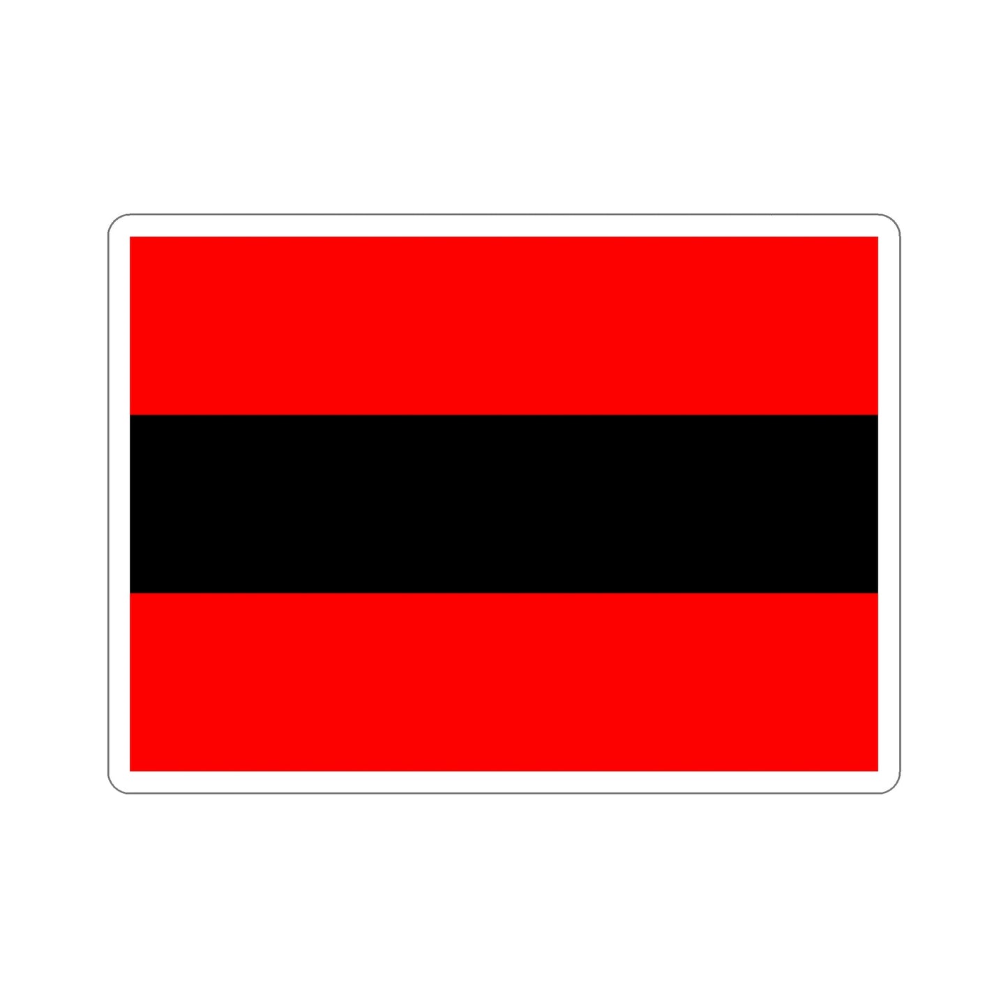 Civil Ensign of Albania STICKER Vinyl Die-Cut Decal-6 Inch-The Sticker Space