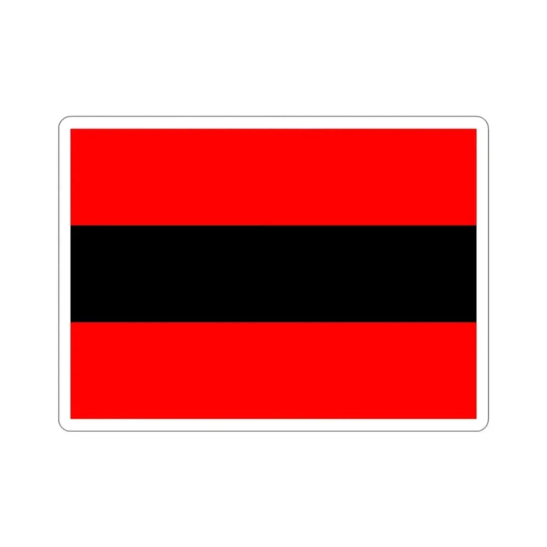 Civil Ensign of Albania STICKER Vinyl Die-Cut Decal - The Sticker Space