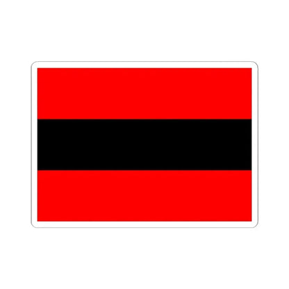 Civil Ensign of Albania - STICKER Vinyl Kiss-Cut Decal 2 Inch White - The Sticker Space