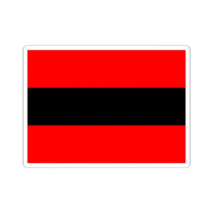 Civil Ensign of Albania - STICKER Vinyl Kiss-Cut Decal 3 Inch White - The Sticker Space