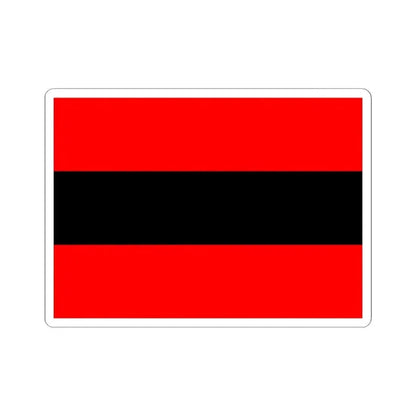 Civil Ensign of Albania - STICKER Vinyl Kiss-Cut Decal 4 Inch White - The Sticker Space