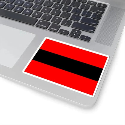 Civil Ensign of Albania - STICKER Vinyl Kiss-Cut Decal - The Sticker Space