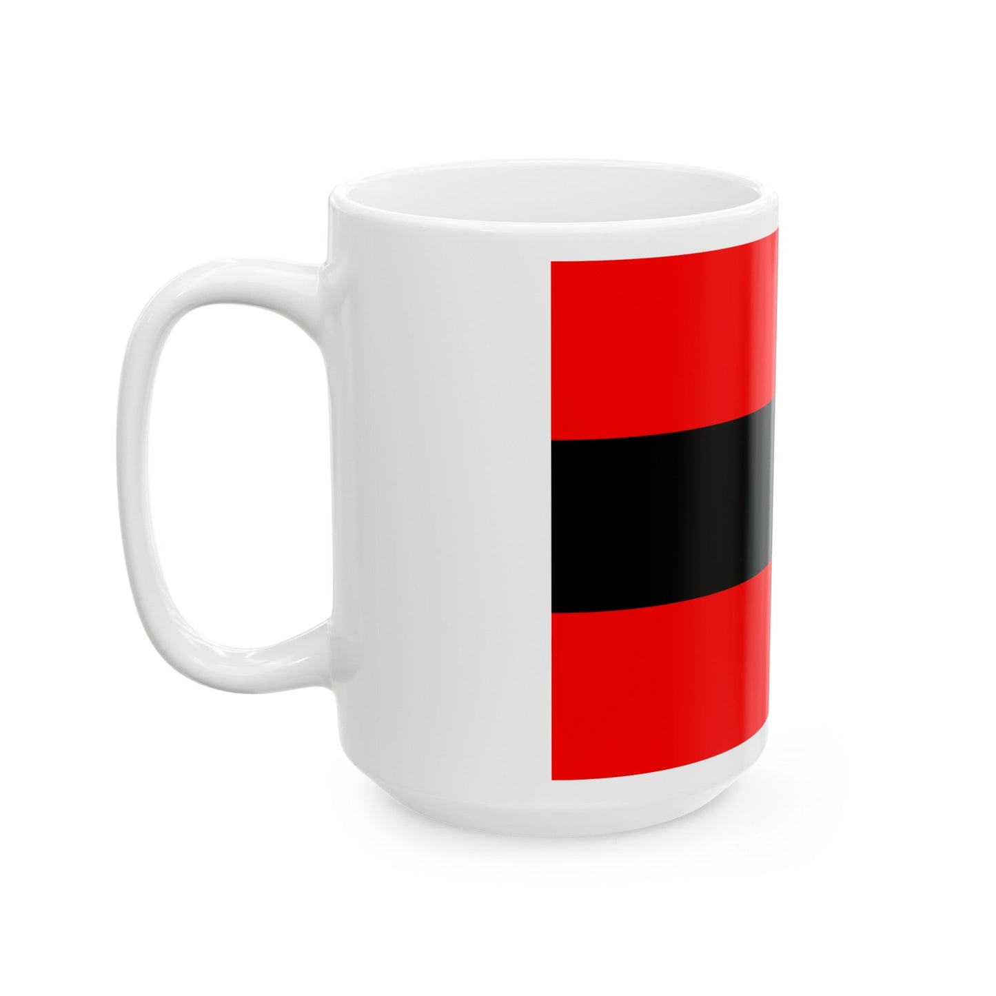 Civil Ensign of Albania - White Coffee Mug-The Sticker Space