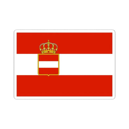 Civil ensign of Austria-Hungary 1786-1869 (Austria) STICKER Vinyl Kiss-Cut Decal 2 Inch White - The Sticker Space