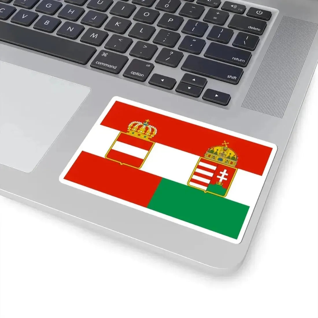 Civil ensign of Austria-Hungary 1869-1918 (Austria) STICKER Vinyl Kiss-Cut Decal - The Sticker Space