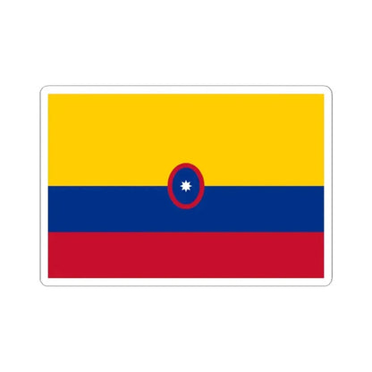 Civil Ensign of Colombia (Colombia) STICKER Vinyl Kiss-Cut Decal 2 Inch White - The Sticker Space