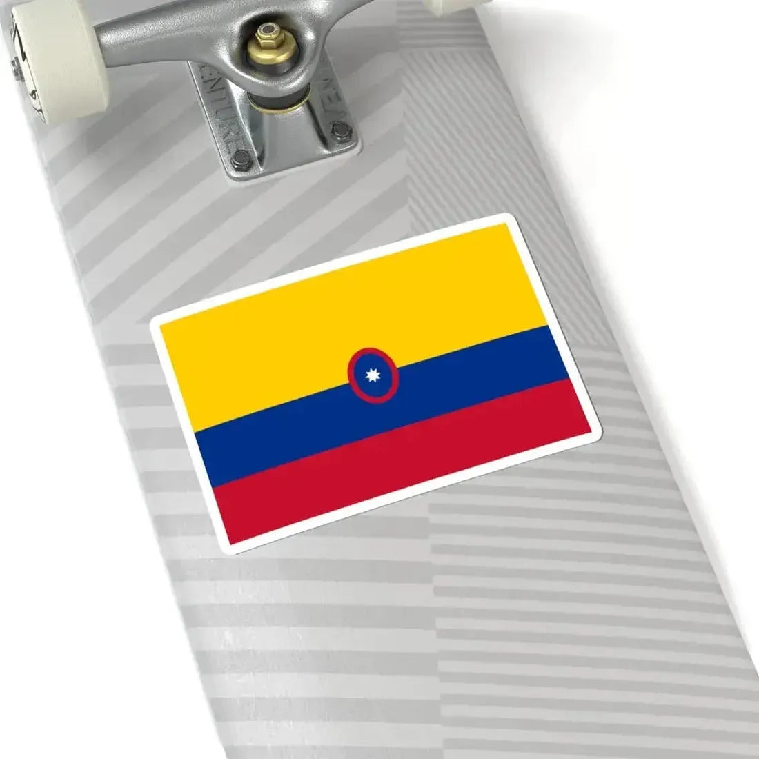Civil Ensign of Colombia (Colombia) STICKER Vinyl Kiss-Cut Decal - The Sticker Space