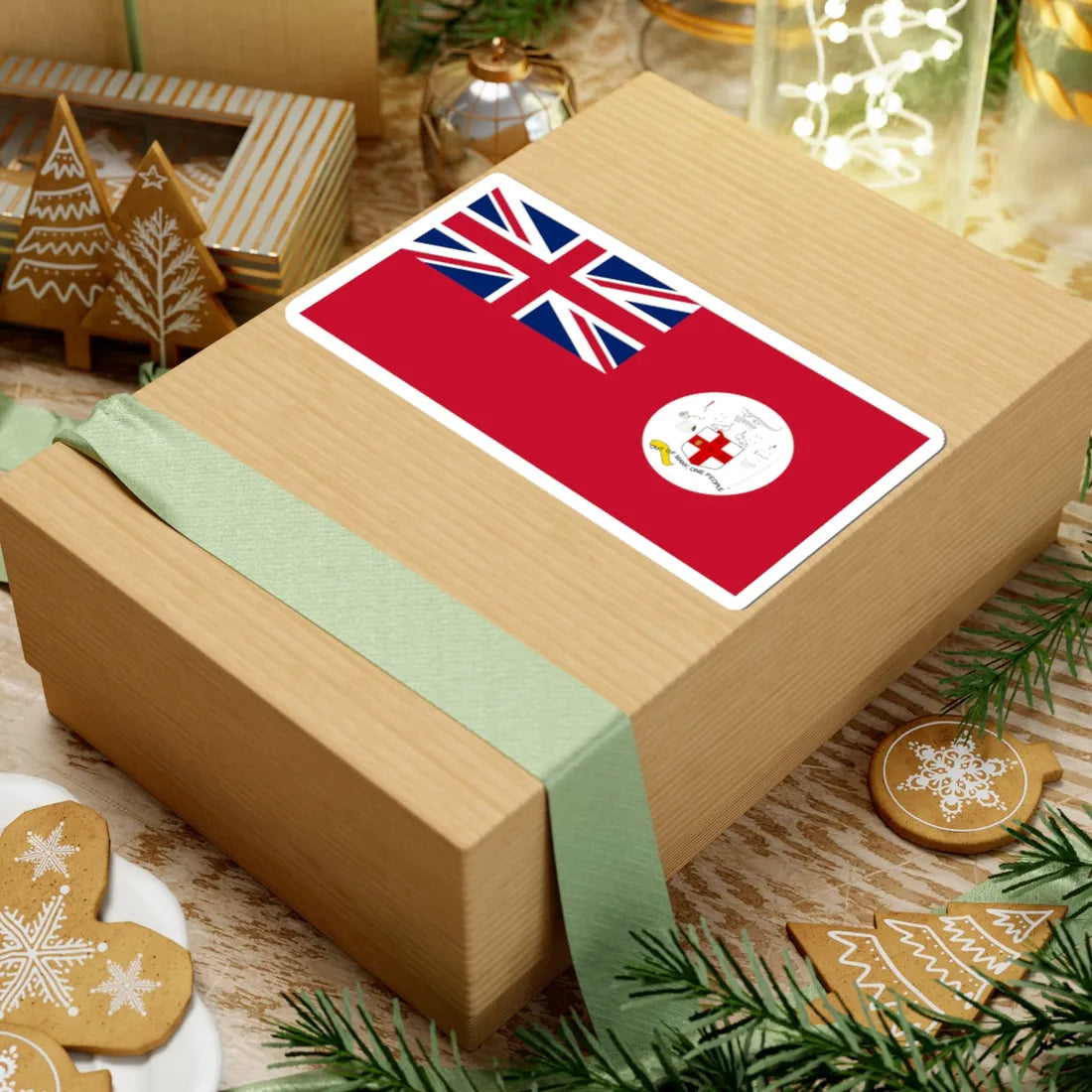 Civil Ensign of Jamaica 1962 (Jamaica) STICKER Vinyl Kiss-Cut Decal - The Sticker Space