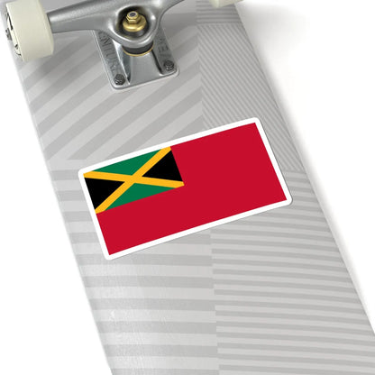 Civil Ensign of Jamaica (Jamaica) STICKER Vinyl Kiss-Cut Decal - The Sticker Space