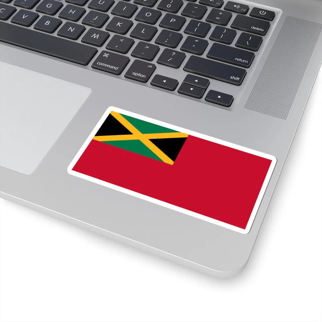 Civil Ensign of Jamaica (Jamaica) STICKER Vinyl Kiss-Cut Decal - The Sticker Space