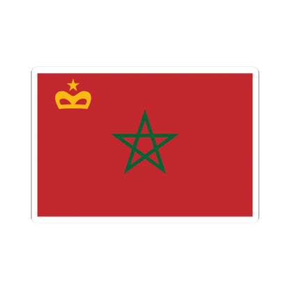 Civil Ensign of Morocco (Morocco) STICKER Vinyl Kiss-Cut Decal 2 Inch White - The Sticker Space
