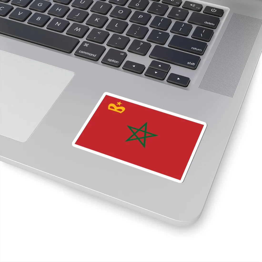 Civil Ensign of Morocco (Morocco) STICKER Vinyl Kiss-Cut Decal - The Sticker Space