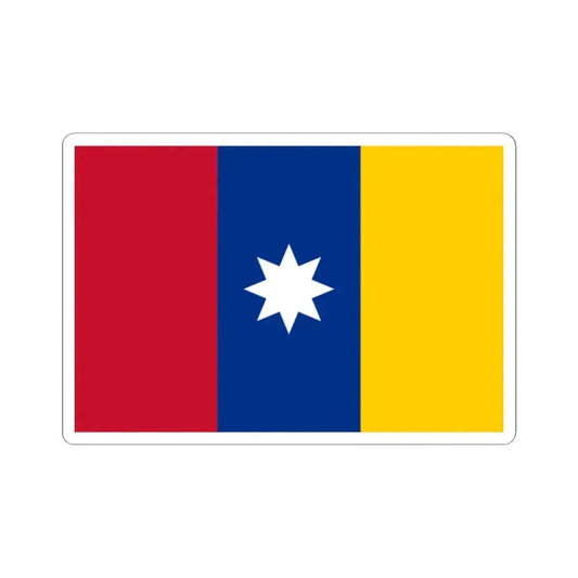 Civil ensign of New Granada (Colombia) STICKER Vinyl Kiss-Cut Decal 2 Inch White - The Sticker Space