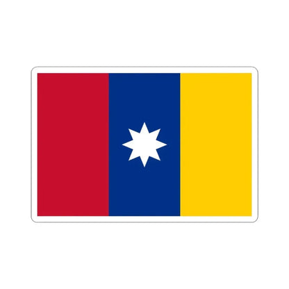 Civil ensign of New Granada (Colombia) STICKER Vinyl Kiss-Cut Decal 3 Inch White - The Sticker Space