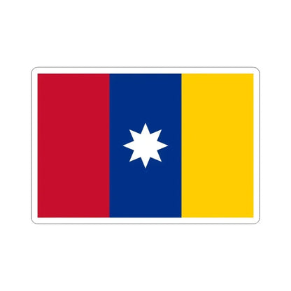 Civil ensign of New Granada (Colombia) STICKER Vinyl Kiss-Cut Decal 4 Inch White - The Sticker Space