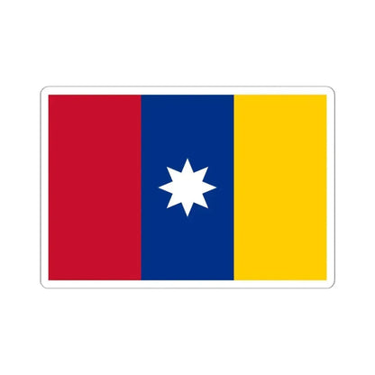 Civil ensign of New Granada (Colombia) STICKER Vinyl Kiss-Cut Decal 6 Inch White - The Sticker Space