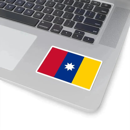 Civil ensign of New Granada (Colombia) STICKER Vinyl Kiss-Cut Decal - The Sticker Space