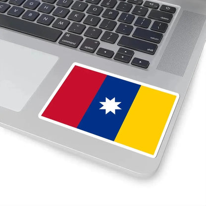 Civil ensign of New Granada (Colombia) STICKER Vinyl Kiss-Cut Decal - The Sticker Space