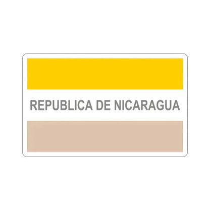 Civil Ensign of Nicaragua (1854-1858) STICKER Vinyl Die-Cut Decal 2 Inch - The Sticker Space