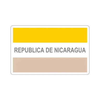 Civil Ensign of Nicaragua (1854-1858) STICKER Vinyl Die-Cut Decal 2 Inch - The Sticker Space