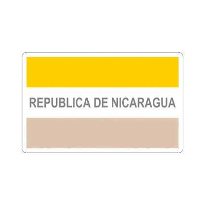 Civil Ensign of Nicaragua (1854-1858) STICKER Vinyl Die-Cut Decal 3 Inch - The Sticker Space