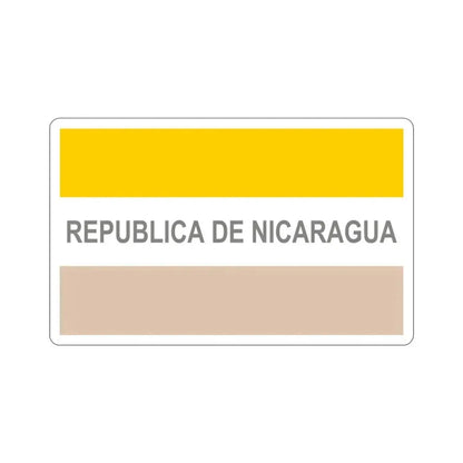 Civil Ensign of Nicaragua (1854-1858) STICKER Vinyl Die-Cut Decal 3 Inch - The Sticker Space