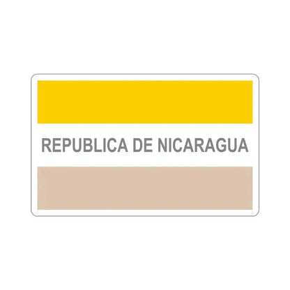 Civil Ensign of Nicaragua (1854-1858) STICKER Vinyl Die-Cut Decal 4 Inch - The Sticker Space