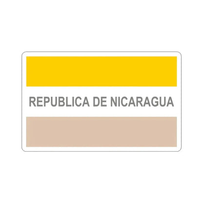 Civil Ensign of Nicaragua (1854-1858) STICKER Vinyl Die-Cut Decal - The Sticker Space