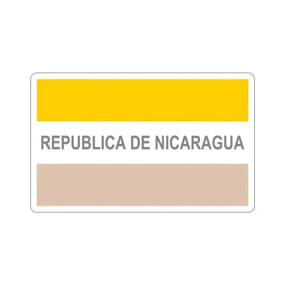Civil Ensign of Nicaragua (1854-1858) STICKER Vinyl Die-Cut Decal - The Sticker Space