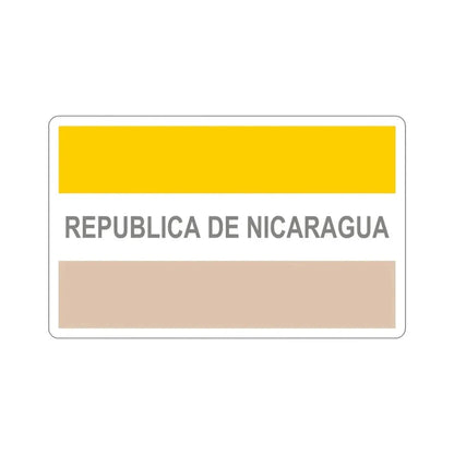 Civil Ensign of Nicaragua (1854-1858) STICKER Vinyl Die-Cut Decal - The Sticker Space