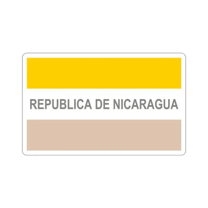 Civil Ensign of Nicaragua (1854-1858) STICKER Vinyl Die-Cut Decal - The Sticker Space