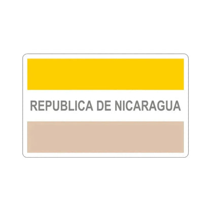 Civil Ensign of Nicaragua (1854-1858) STICKER Vinyl Die-Cut Decal - The Sticker Space