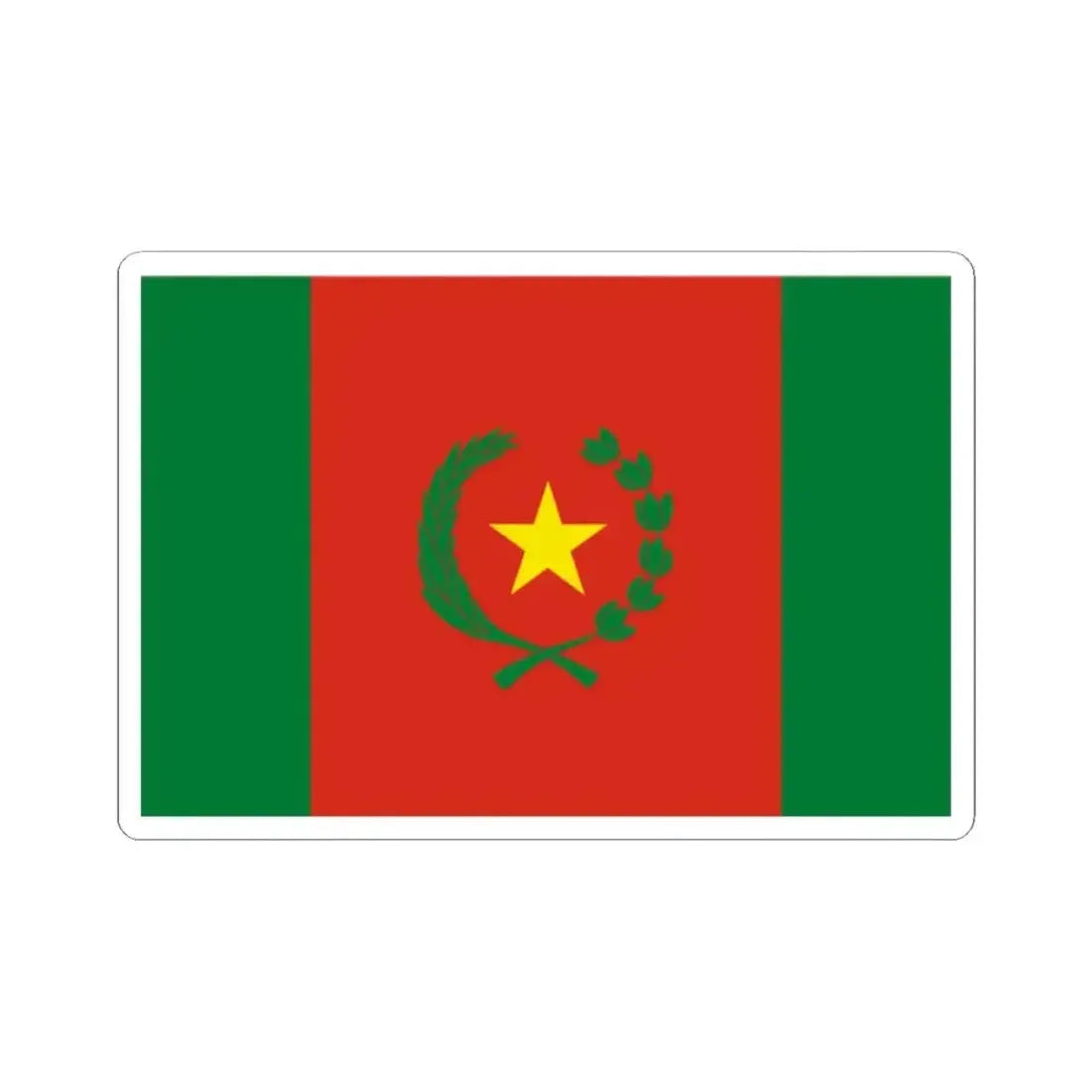 Civil flag of Bolivia 1825-1826 (Bolivia) STICKER Vinyl Kiss-Cut Decal 2 Inch White - The Sticker Space