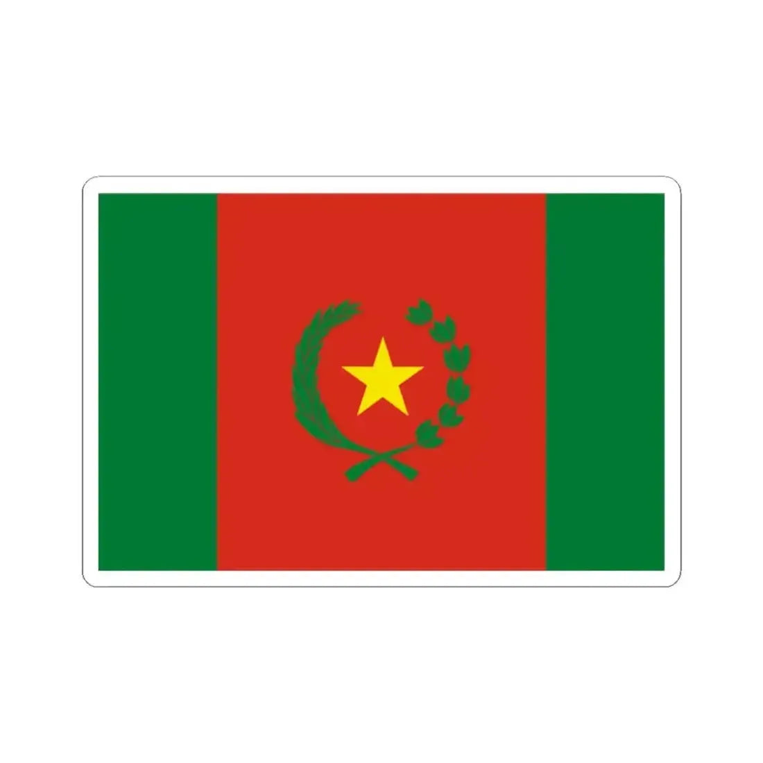 Civil flag of Bolivia 1825-1826 (Bolivia) STICKER Vinyl Kiss-Cut Decal 3 Inch White - The Sticker Space