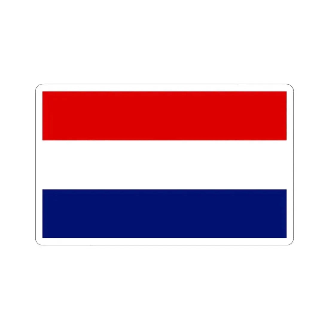 Civil flag of Croatia 1941-1945 3-5 (Croatia) STICKER Vinyl Kiss-Cut Decal 2 Inch White - The Sticker Space