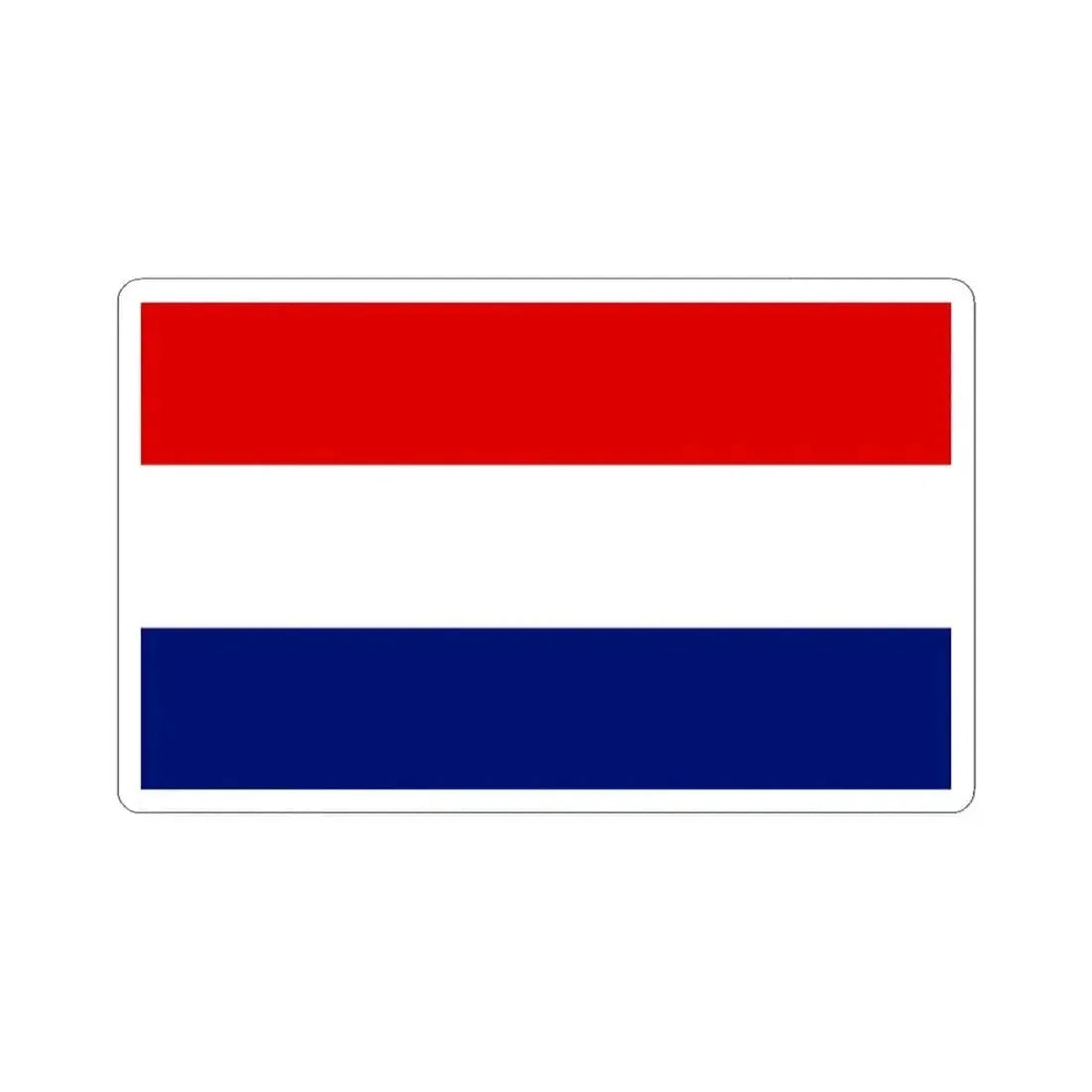 Civil flag of Croatia 1941-1945 3-5 (Croatia) STICKER Vinyl Kiss-Cut Decal 3 Inch White - The Sticker Space